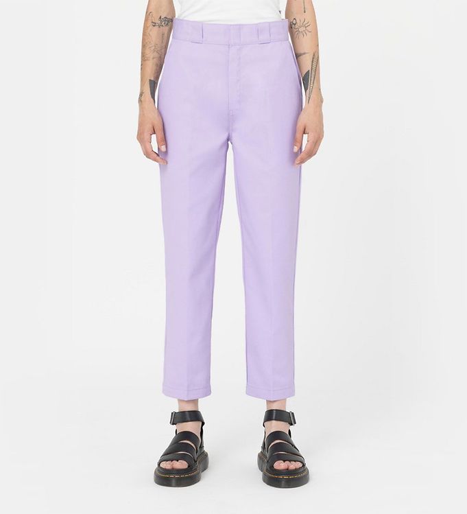 Dickies Bukser Phoenix Cropped Purple Rose