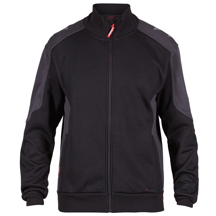 Engel Galaxy Sweatcardigan Krave Sort Antrazitgrå 4xl