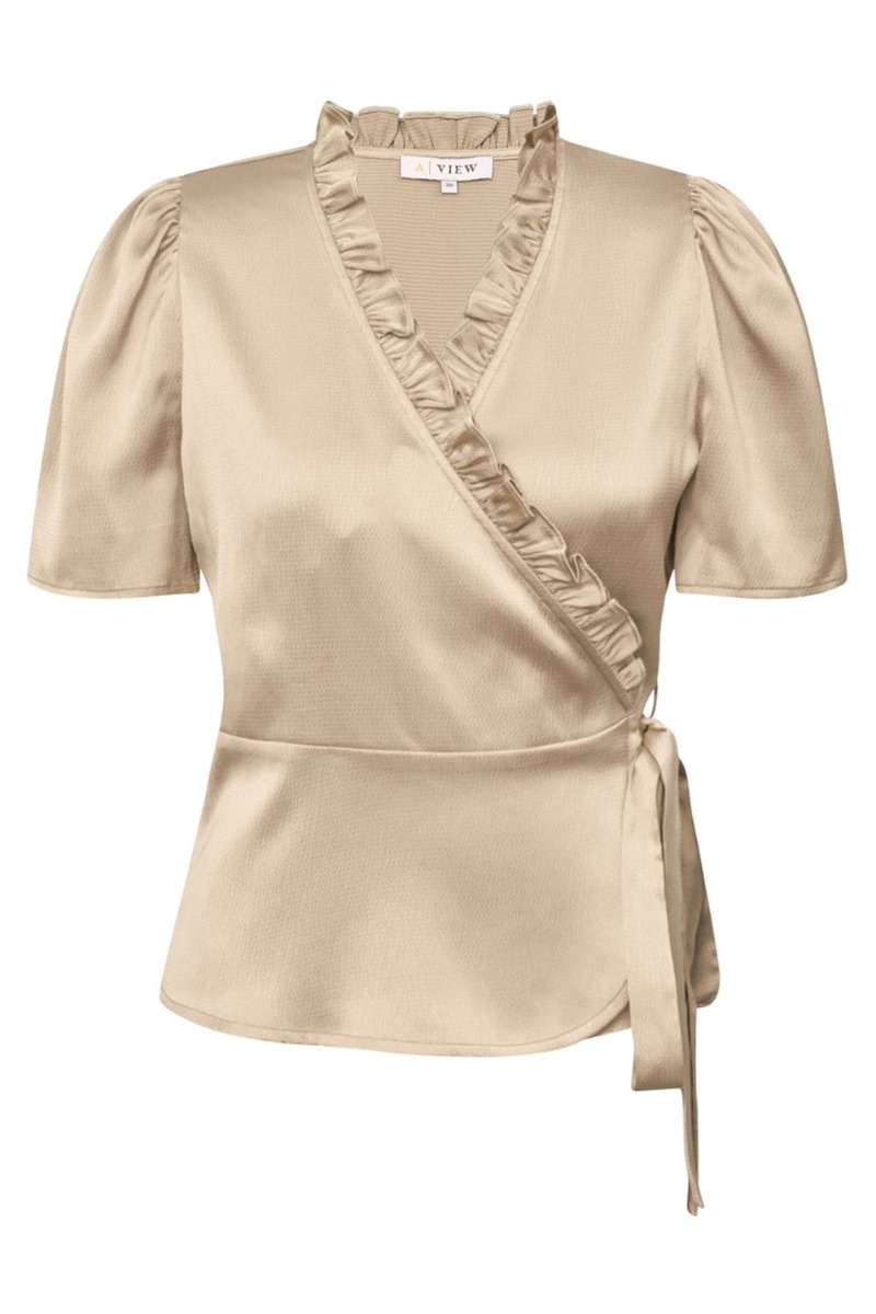 View Top Peony Blouse Light Sand